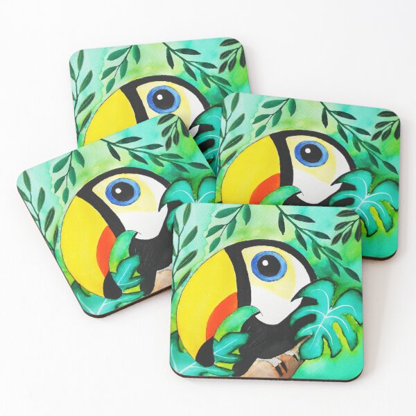 Item preview, Toucan in the rainforest designed and sold by valeriahadzsasz.