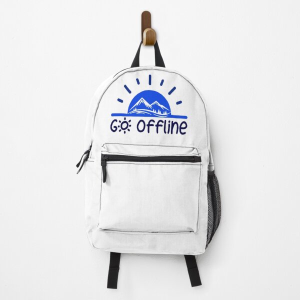 Item preview, Go Offline Funny Hiking Sayings designed and sold by Zoo-Moo.