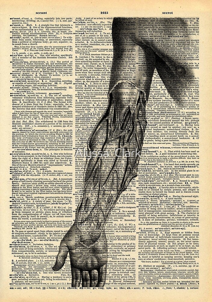 "Vintage Dictionary Page Anatomy Arm Profile" by Alyssa Clark Redbubble