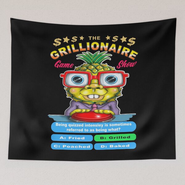 Item preview, Grilled Pineapple Funny Ananas Quiz Show Pun designed and sold by Status71.