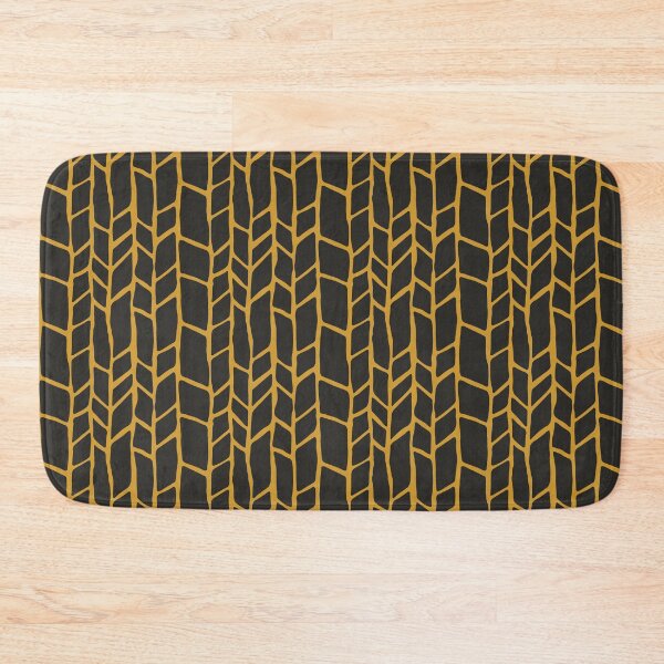 Item preview, Branching Out Pattern Charcoal Ochre designed and sold by inkjevetta.