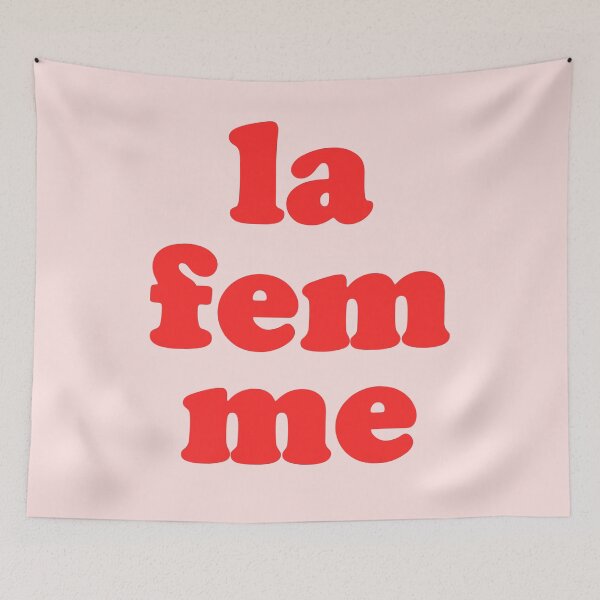 Item preview, La Femme Print, French Slogan designed and sold by kapotka.