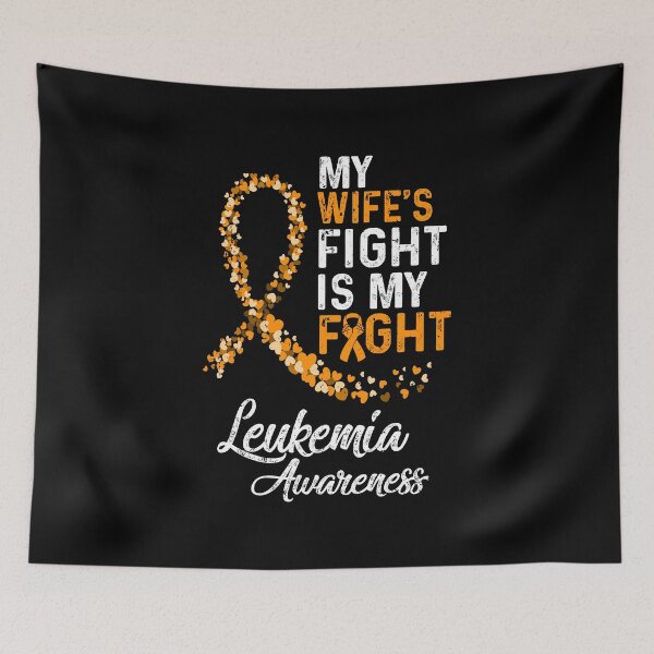 Item preview, My Wifes Fight Is My Fight Leukemia Cancer Awareness designed and sold by cadieuxart.