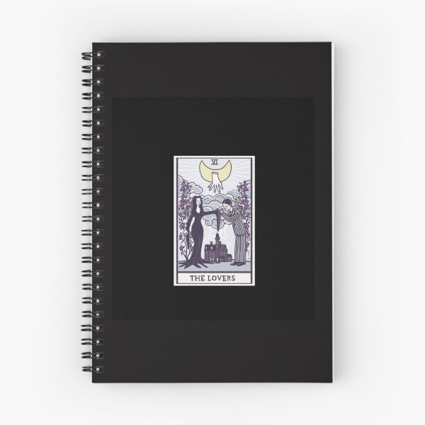 Item preview, Les amoureux - Tarot - Famille Addams Top duo designed and sold by NoeBarrows.