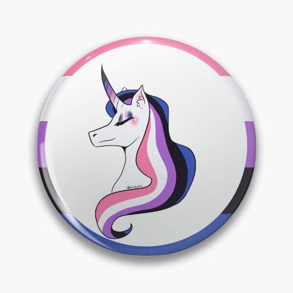 Item preview, Genderfluid Pride Unicorn designed and sold by strwbrykitty.