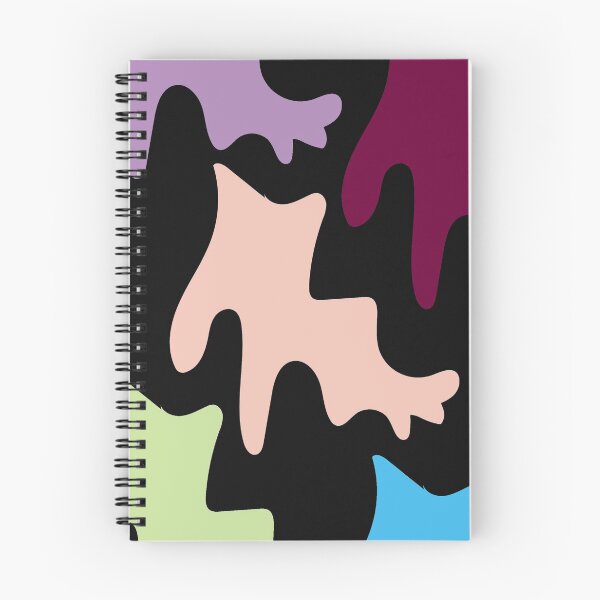 Item preview, Multicolored Colorful Design For Spiral Notebooks, Hardcover designed and sold by Count Timer.