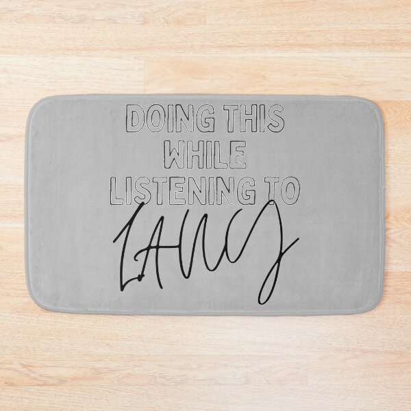 Item preview, Now Playing: LANY in Black Typography Print designed and sold by lineartdesigns.