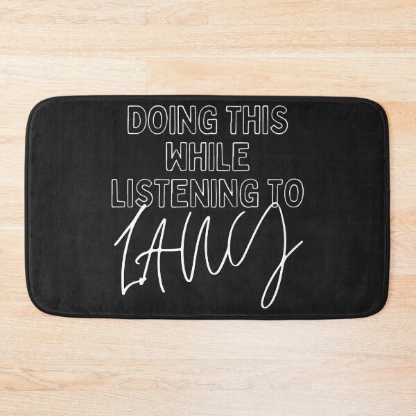 Item preview, Now Playing: LANY in White Typography Print designed and sold by lineartdesigns.