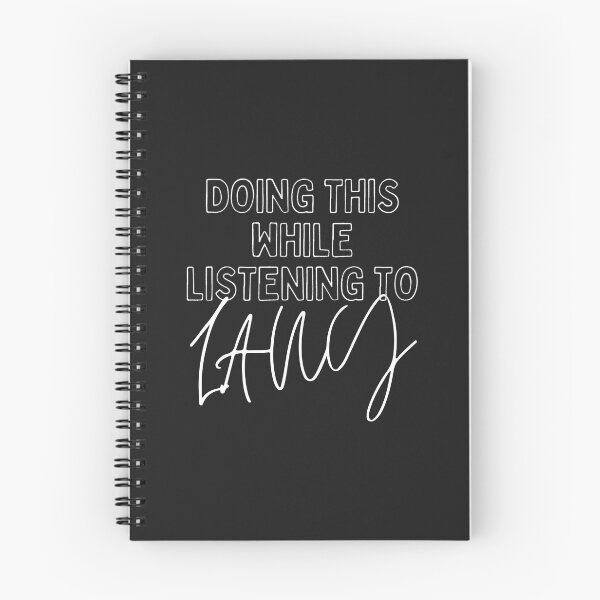 Item preview, Now Playing: LANY in White Typography Print designed and sold by lineartdesigns.
