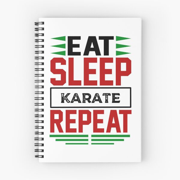 Item preview, Eat. Sleep. Karate. Repeat. (Light) designed and sold by the-krisney-way.