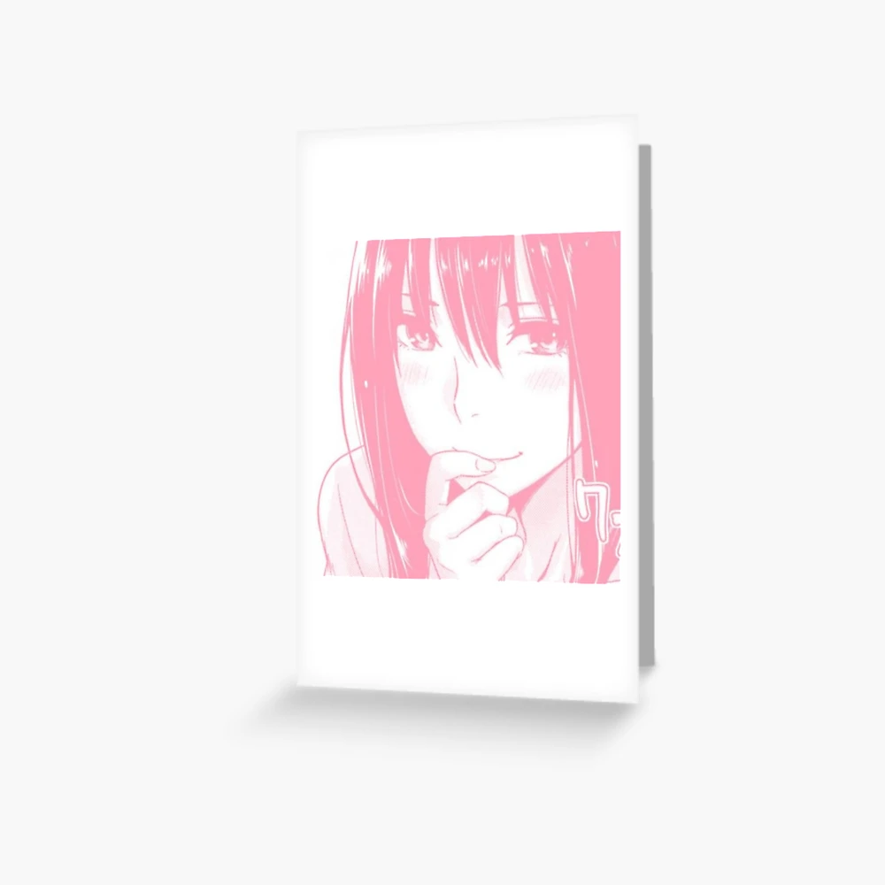 Aesthetic Anime Girl Pfp Greeting Card for Sale by Cute-World