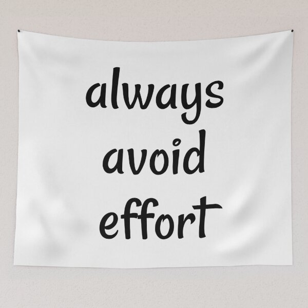 Item preview, avoid effort , bad advice, useless attitude, hilarious lazyness designed and sold by underdogsgrit.