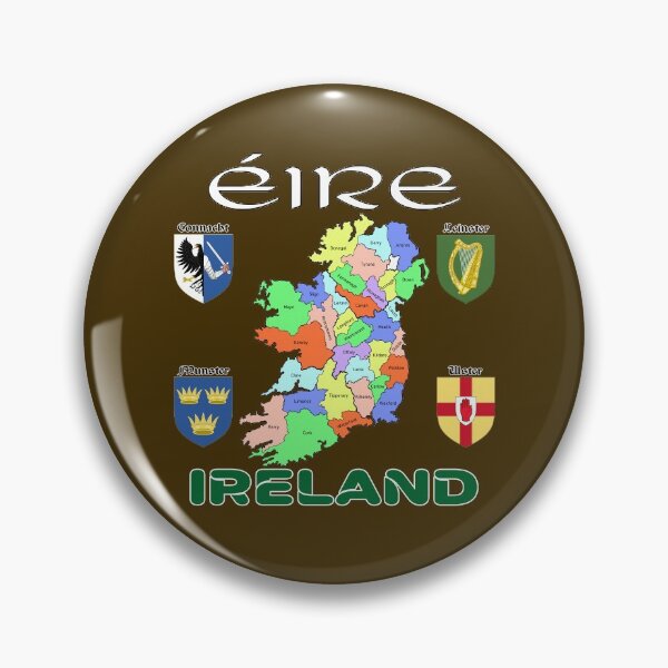 Item preview, ÉIRE (IRELAND) - MAP OF PROVINCES AND COUNTIES designed and sold by CathalDevlin.
