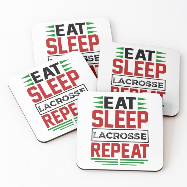 Item preview, Eat. Sleep. Lacrosse. Repeat. (Light) designed and sold by the-krisney-way.