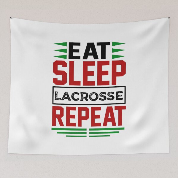 Item preview, Eat. Sleep. Lacrosse. Repeat. (Light) designed and sold by the-krisney-way.