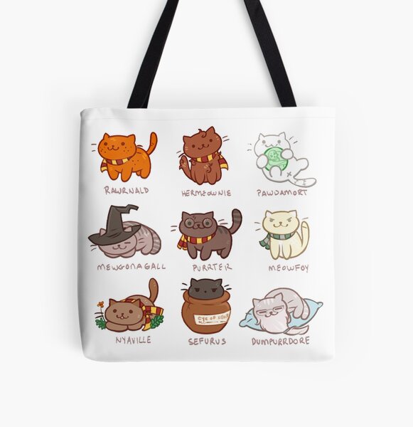 meute de chat Tote bag doublé
