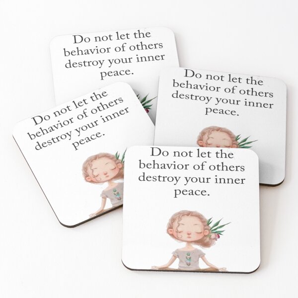 Item preview, Do not let the behavior of. Other destroy your inner peace t-shirt  designed and sold by Frangi_Pane_ Magazine.