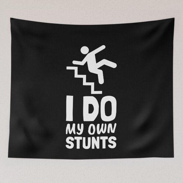 Item preview, I Do My Own Stunts Funny Mountain Bike  designed and sold by clickmostro.