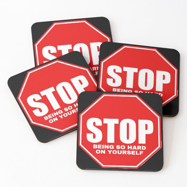 Item preview, stop being so hard on yourself designed and sold by art-and-sticker.