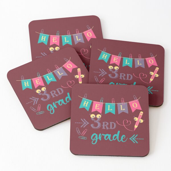 Item preview, Hello third grade Hello 3rd grade designed and sold by CutieBlue.