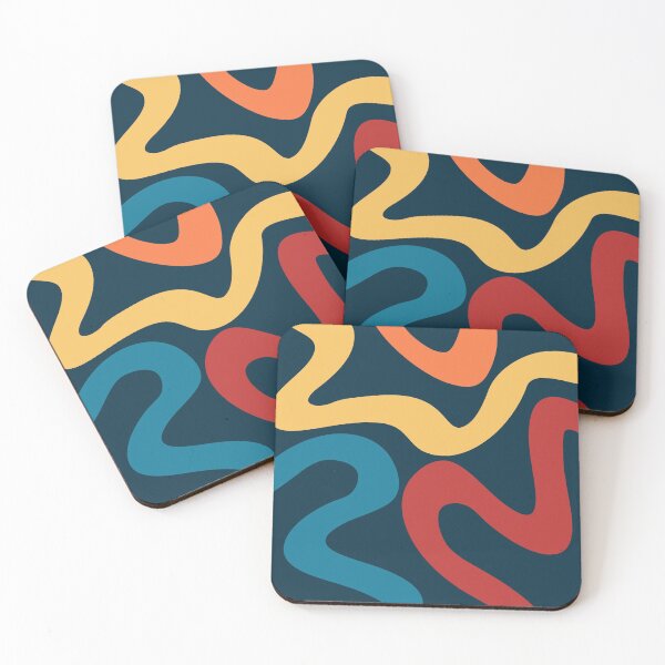 Item preview, Colorful abstract waves designed and sold by BattaAnastasia.
