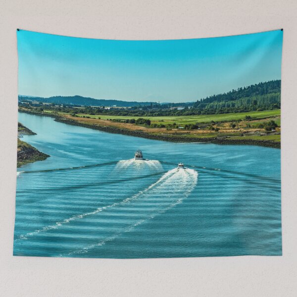 Item preview, Boating on the Swinomish Channel designed and sold by Bryan Spellman.