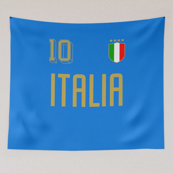 Item preview, Retro Italia Camiseta De Fútbol Italia Fútbol Calcio Numero 10 designed and sold by iconikit.