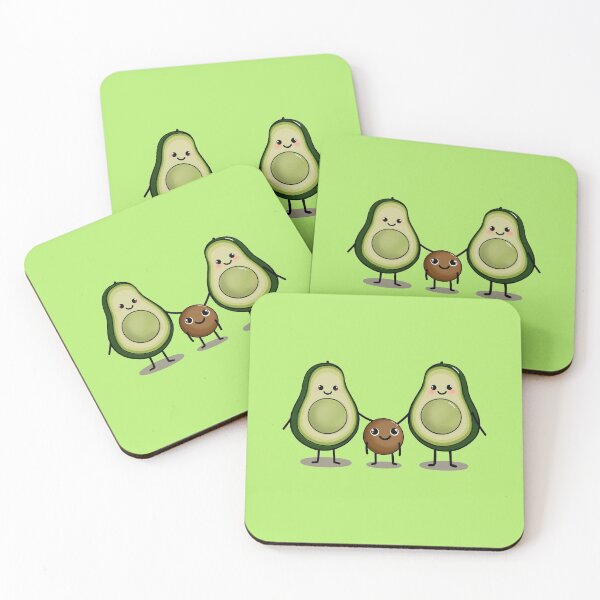Item preview, Cute avocado Family designed and sold by SusanaDesigns.