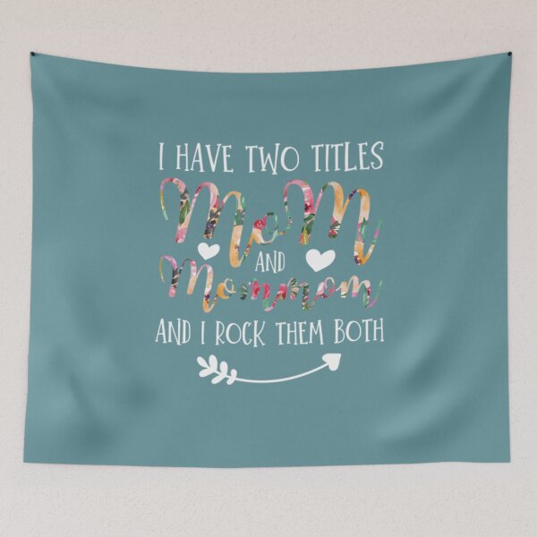 Item preview, I Have Two Titles Mom And Mommom designed and sold by HighTidez.