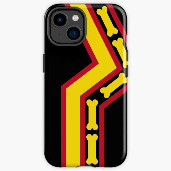 Geared Up Pup Rubber Pup Pride Flag iPhone Tough Case