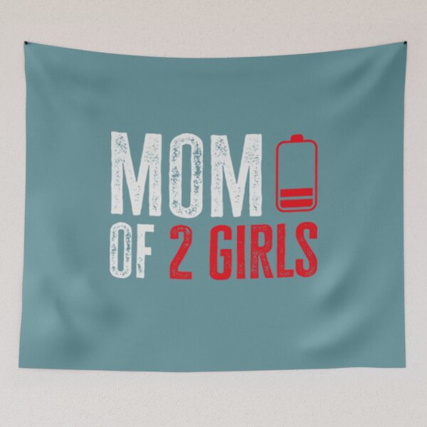 Item preview, Mom Of 2 Girls designed and sold by HighTidez.