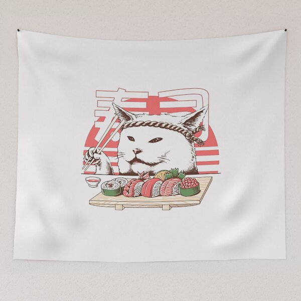 Item preview, Sushi Chef Cat  designed and sold by kimberlybarnes.