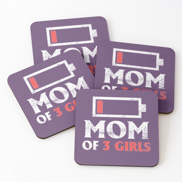 Item preview, Mom Of 3 Girls designed and sold by HighTidez.