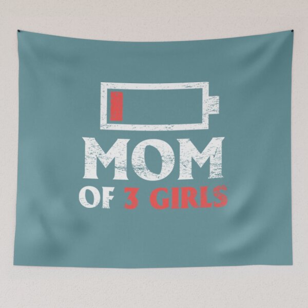 Item preview, Mom Of 3 Girls designed and sold by HighTidez.