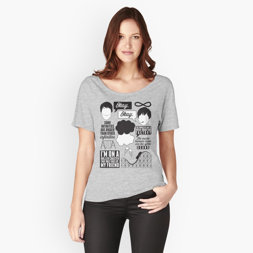 The Fault In Our Stars Collage Relaxed Fit T-Shirt