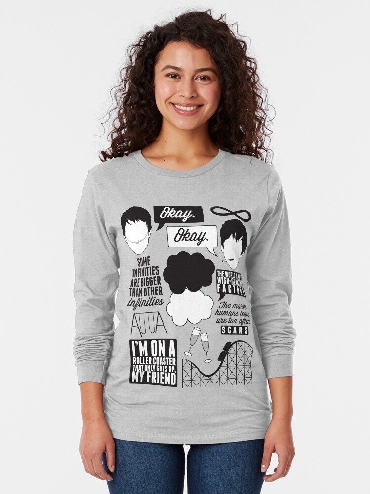 Alternate view of The Fault In Our Stars Collage Long Sleeve T-Shirt