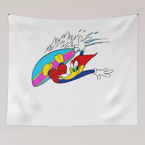 Item preview, woodpecker surfing designed and sold by HamiltonJenifer.