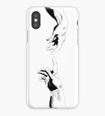 The Creation of Adam #2, BW iPhone Case