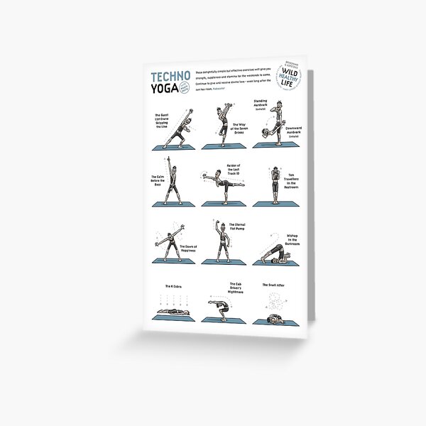 Item preview, Techno Yoga (english) designed and sold by B-K-Art.