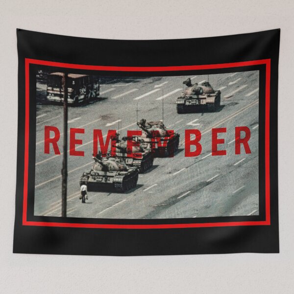 Item preview, Remember Tiananmen Square (Tank Man) designed and sold by Artaxias_Designs.