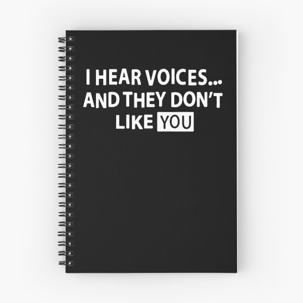 Item preview, I Hear Voices And They Don't Like You  designed and sold by clickmostro.