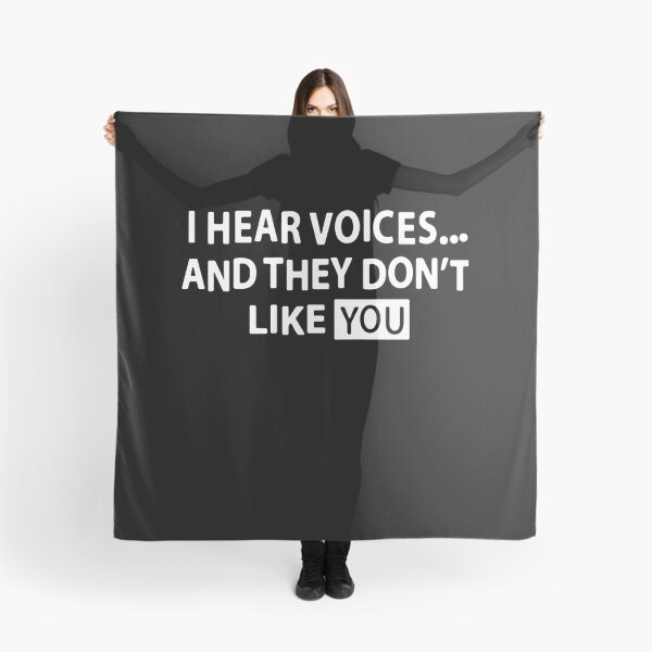 Item preview, I Hear Voices And They Don't Like You designed and sold by clickmostro.