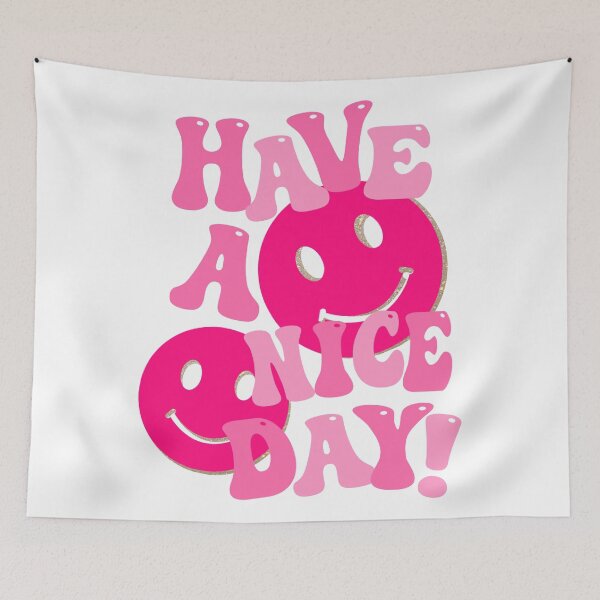 Item preview, HAVE A NICE DAY! - pink and gold designed and sold by Julia Santos.
