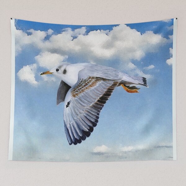 Item preview, Seagull Bird Watercolor Painting Wildlife Artwork designed and sold by Alison Langridge.