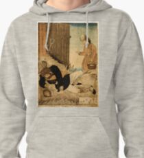 Anonymous - A Girls Kindness Sometimes Surpasses A Gentlemans - Circa 1875 - Woodcut Pullover Hoodie