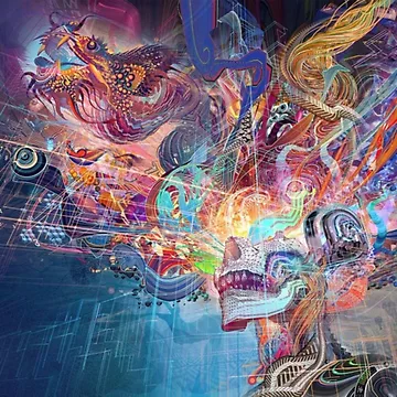 Artwork thumbnail, Psychedelic Brain Fuck by RAVINDU SILVA