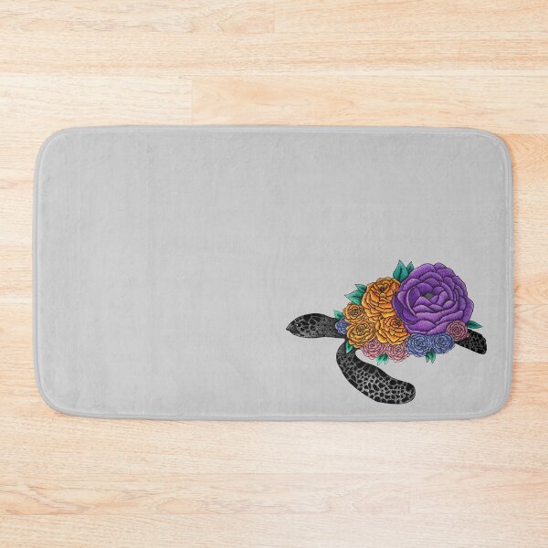 Item preview, Floral Turtle  designed and sold by Melville-Magic.