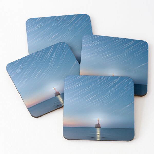 Item preview, Rattray Head Lighthouse Star Trails designed and sold by AJPhotography90.