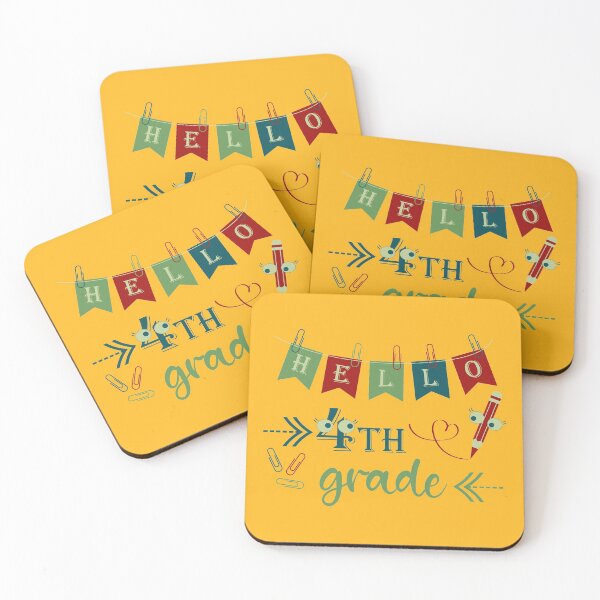 Item preview, Hello fourth grade Hello 4th grade designed and sold by CutieBlue.