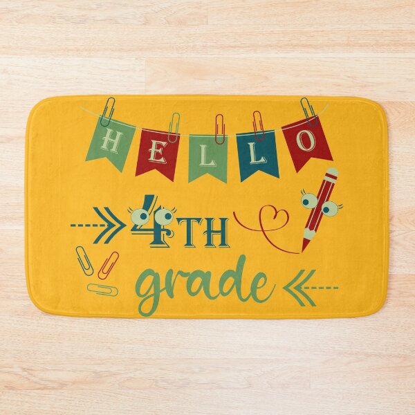 Item preview, Hello fourth grade Hello 4th grade designed and sold by CutieBlue.